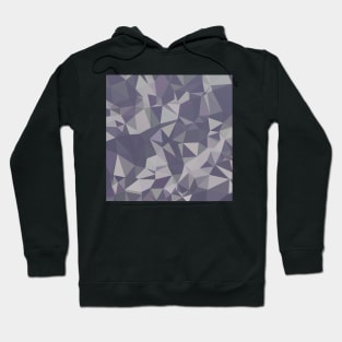 Lavender Purple Abstract Low Polygon Background Hoodie